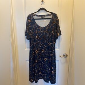 Premise Dress with Chain Print